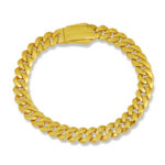 Kalın Döküm Gold Kaplama Bileklik