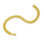 GoldPark Serpente Serisi – Pul Dokulu Yılan Form Bileklik