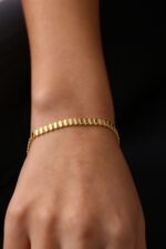 GoldPark Urban Link – Geniş Formlu Modern Plaka Bileklik - Görsel 5