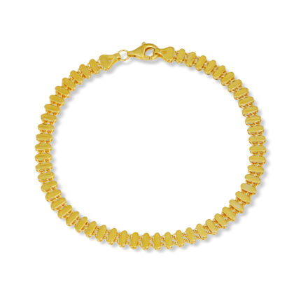 GoldPark Urban Link – Geniş Formlu Modern Plaka Bileklik