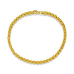 Yuvarlak Halkalı Altın Kaplama Zincir Bileklik