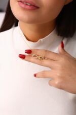 Taşlı Sonsuzluk Yazılı Love Kolye - Görsel 4