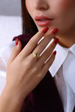 GoldPark Düğümlü Modern Form Kadın Yüzük – 925 Ayar Gümüş - Görsel 5