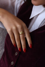 GoldPark Düğümlü Modern Form Kadın Yüzük – 925 Ayar Gümüş - Görsel 4