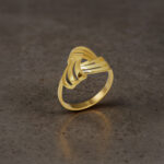 GoldPark Düğümlü Modern Form Kadın Yüzük – 925 Ayar Gümüş - Görsel 3