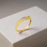 GoldPark Minimal Baget Taş Kadın Yüzük – 925 Ayar Gümüş - Görsel 8