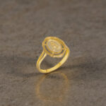 Harf Detaylı Özel Tasarım Kadın Yüzük 925 Ayar Gümüş - Görsel 2